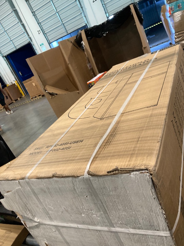 Photo 1 of **FACTORY SEALED AS SHOWN IN PHOTOS**
EUHOMY Mini Fridge with Freezer, 4.0 Cu.Ft Mini Refrigerator fridge, 2 door For Bedroom/Dorm/Office/Apartment - Food Storage or Cooling drinks, Silver