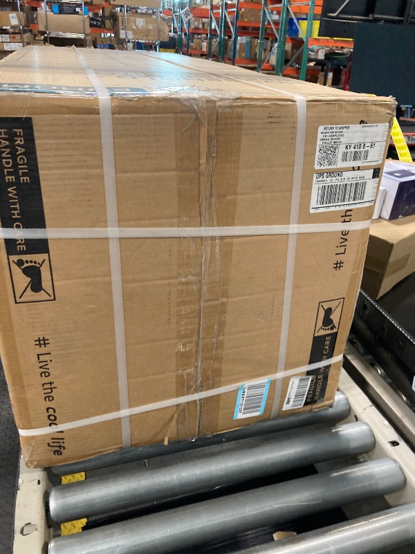 Photo 1 of **FACTORY SEALED AS SHOWN IN PHOTOS**
EUHOMY Mini Fridge with Freezer, 4.0 Cu.Ft Mini Refrigerator fridge, 2 door For Bedroom/Dorm/Office/Apartment - Food Storage or Cooling drinks, Silver