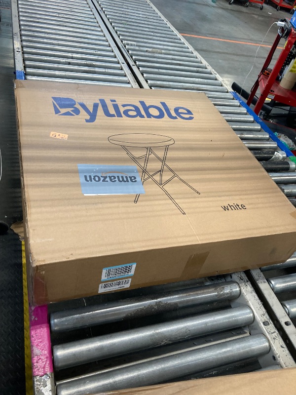 Photo 1 of **FACTORY SEALED**
Byliable Cocktail Table 28in Folding Round High Top Indoor Outdoor with Removable Legs, Tall Bistro Foldable Bar Height Table for Parties, Patio, Backyard, Dining, Wedding, White- 2PCS