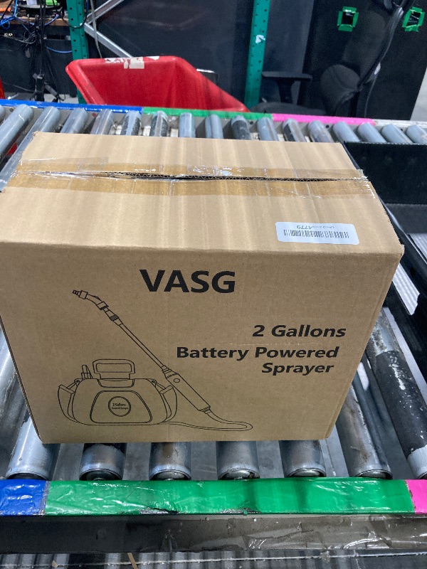 Photo 1 of [Missing Top] 2 Gallon Battery Powered Garden Sprayer, Electric Backpack Sprayer, Garden Yard Lawn Sprayer with 5 Mist Nozzles & Retractable Wand & Adjustable Strap for Lawn, Weed, Yard