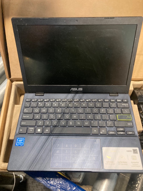 Photo 1 of [Locked] vASUS Vivobook Go 12 L210 11.6” ultra-thin laptop, 2022 version, Intel Celeron N4020, 4GB RAM, 64GB eMMC, Win 11 Home in S mode with One Year of Office 365 Personal, L210MA-DS02