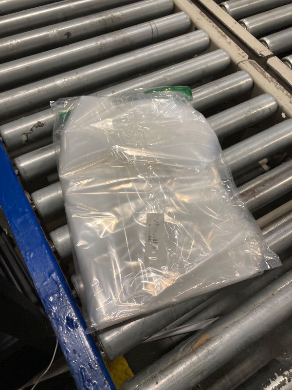 Photo 1 of 100 Clear Plastic Bags with Handles - 16"x18" Glossy Retail Bags for Shopping, Clothing and Trade Show
