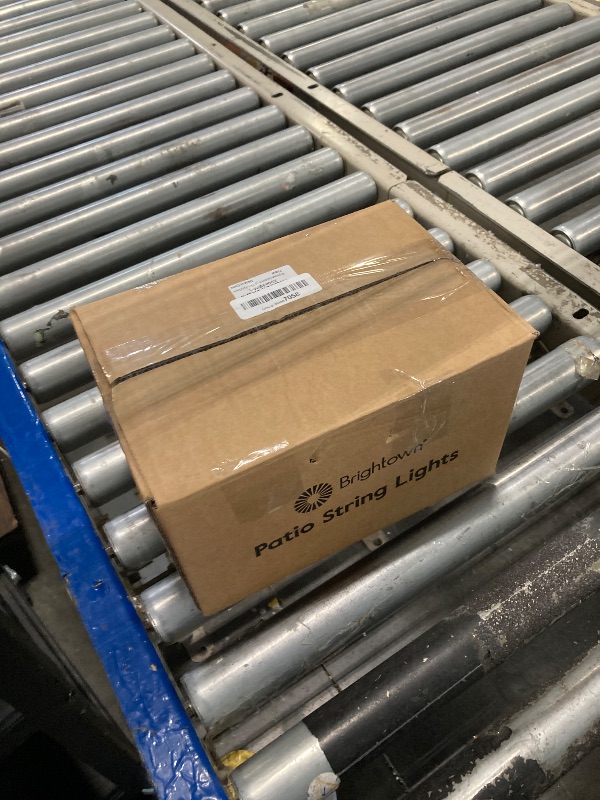 Photo 1 of Brightown Outdoor Solar String Lights Waterproof 58FT with 25 Shatterproof ST38 LED Bulbs, 2700K Solar Lights Outdoor with Remote, Solar String Lights for Outside, Camping, Yard, Party Decor