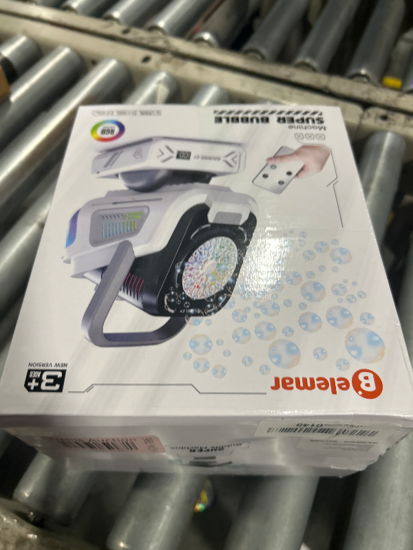 Photo 1 of 2025 Upgraded Bubble Machine with Remote Control, Automatic Rotation & RGB Lights, 1800mAh Rechargeable Battery, Type-C Charge, Bubble Maker for Kids, Weddings, Birthday Parties, Outdoor Activities