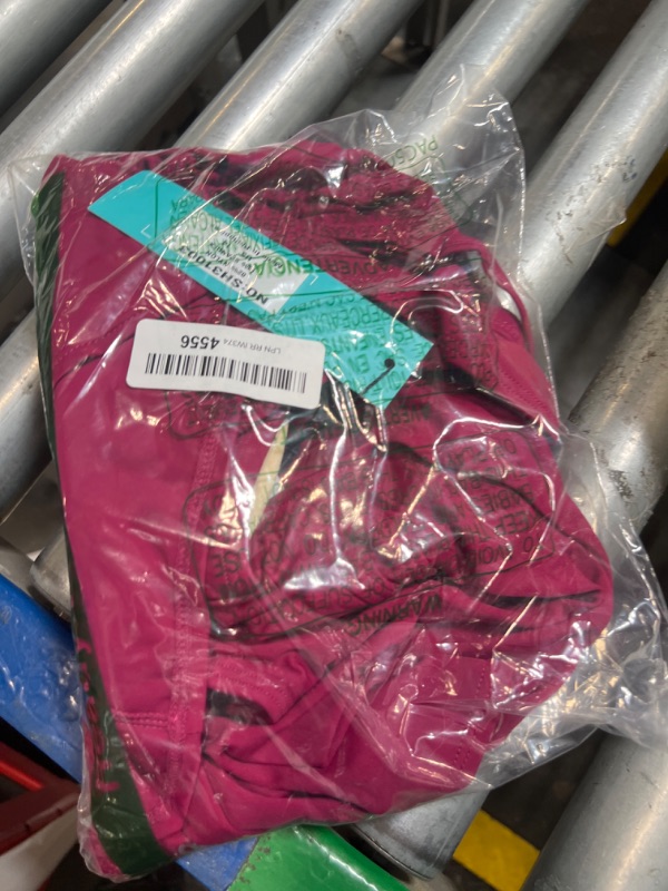 Photo 1 of Septangle Women's Plus Size High Neck Swim Top with Keyhole, Tummy Control Halter Top Swimsuits for Women, Athletic UV Protection, Fuchsia, US 14