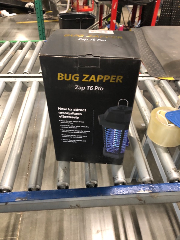 Photo 1 of GOOTOP Bug Zapper Outdoor, Mosquito Zapper, Electric Fly Zapper, Mosquito Killer, Fly Traps, 3 Prong Plug, Flying Insects Zapper Indoor Outdoor 90-130V, 4200V, ABS Plastic Outer (Black),