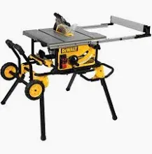Photo 1 of
DEWALT 10-in 15 -Amp Portable Jobsite Table Saw with Foldable Rolling Stand