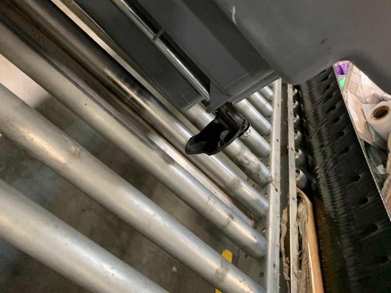 Photo 1 of **wheel is damaged **Rubbermaid Commercial Products Brute Rollout Trash/Garbage Can/Bin with Wheels, 50 GAL, for Restaurants/Hospitals/Offices/Back of House/Warehouses/Home, Gray
