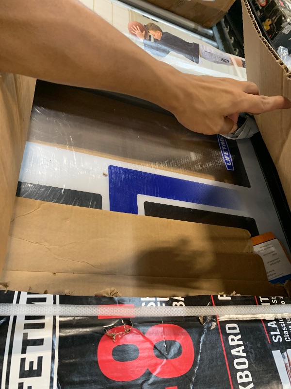 Photo 1 of ***MOUNTING BRACKETS MISSING***
Lifetime 73621 48 in. Fusion Acrylic Backboard and Rim Combo