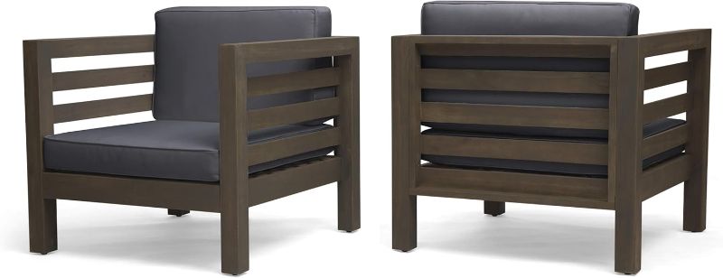 Photo 1 of 
GDFStudio Outdoor Acacia  Club Chair with Cushions 
***ONE PIECE***
