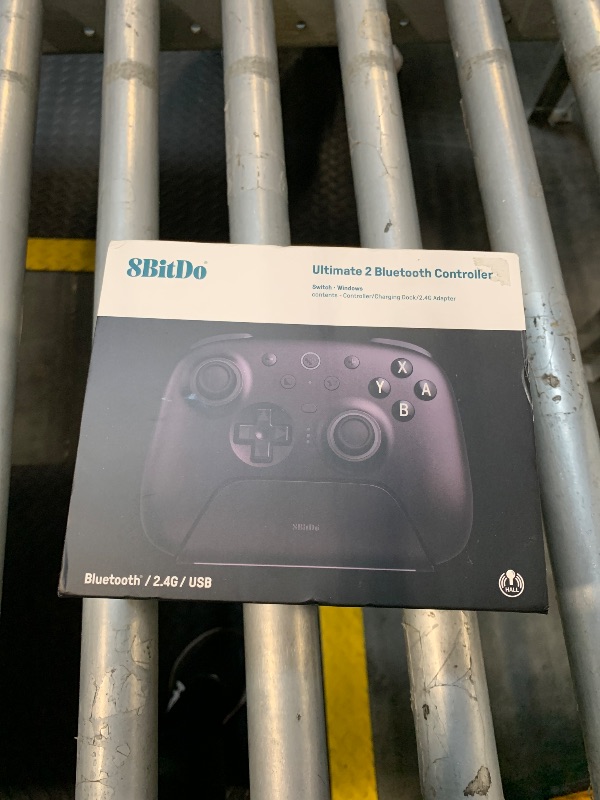 Photo 1 of 8Bitdo Ultimate 2 Bluetooth Controller for Switch/Switch 2 & Windows PC, Switch Pro Controller with TMR Joysticks, Switchable Hall Effect/Tactile Triggers, Vibration and Motion Control - Black