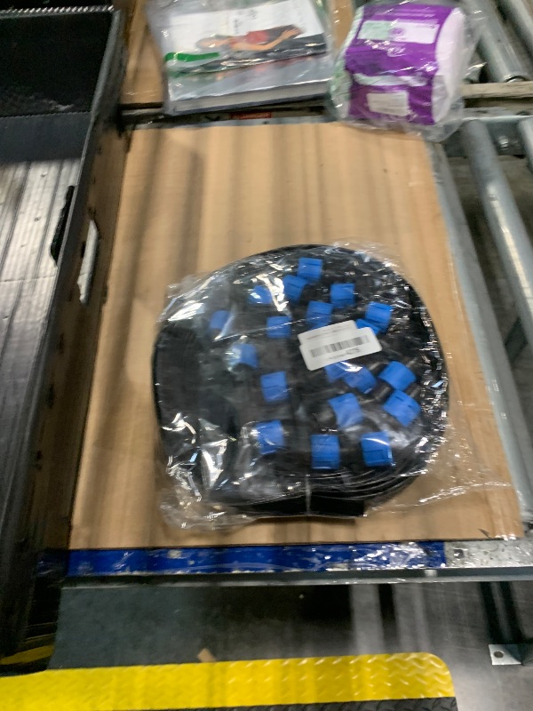 Photo 1 of 100 ft 5/8" Drip Irrigation Tape Kit Emitter Spacing 6" with 20PCS Drip Tape Connectors and 20PCS Drip Tape Row Ends Automatic Equipment for Garden Irrigation Wall Thickness : 15 mil 0.53GPH