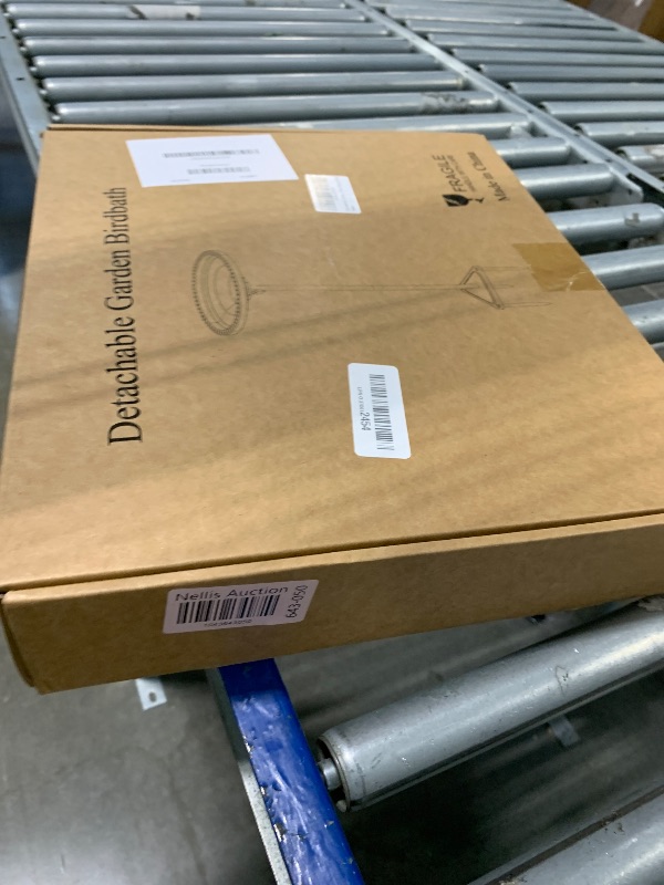 Photo 1 of Bird Baths for Outdoors, Detachable Birdbaths for The Garden Clearance, Freestanding Bird Baths for Outdoors Heavy Duty, Bird Bath Bowl Spa & Birdfeeder with Metal Stake Stand, Circle Shape (Green)