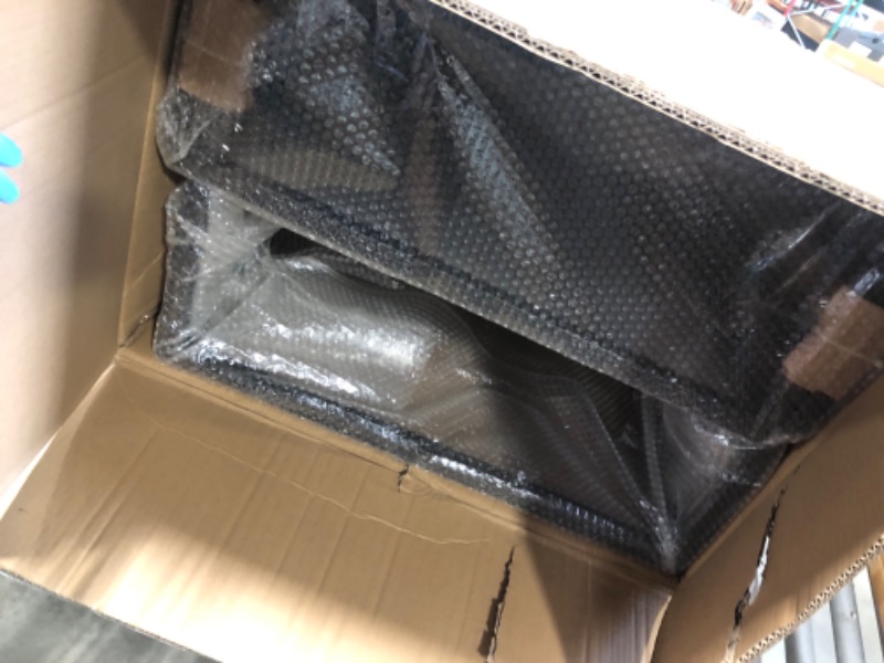 Photo 1 of ***PARTIAL SET - MISSING HARDWARE****
TK Classics Kathy Ireland Madison Ave. Ottoman 2 Per Box in Grey