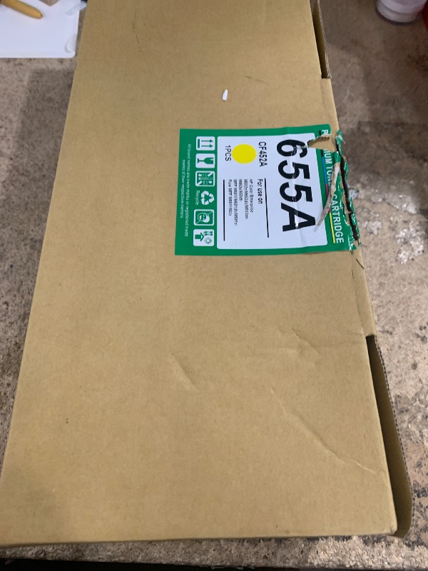 Photo 1 of 655A Yellow Toner Cartridge Replacement for HP 655A CF452A for HP Color Laser Enterprise M652, M653 M681,M682 Series