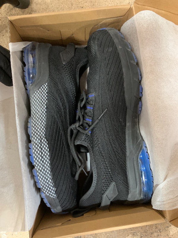 Photo 1 of **SEE NOTE4S SPIEZ Composite Toe Safety Shoes, Unisex Air Cushion Lightweight Work Shoes Black/Blue Black/Green US5-12.5