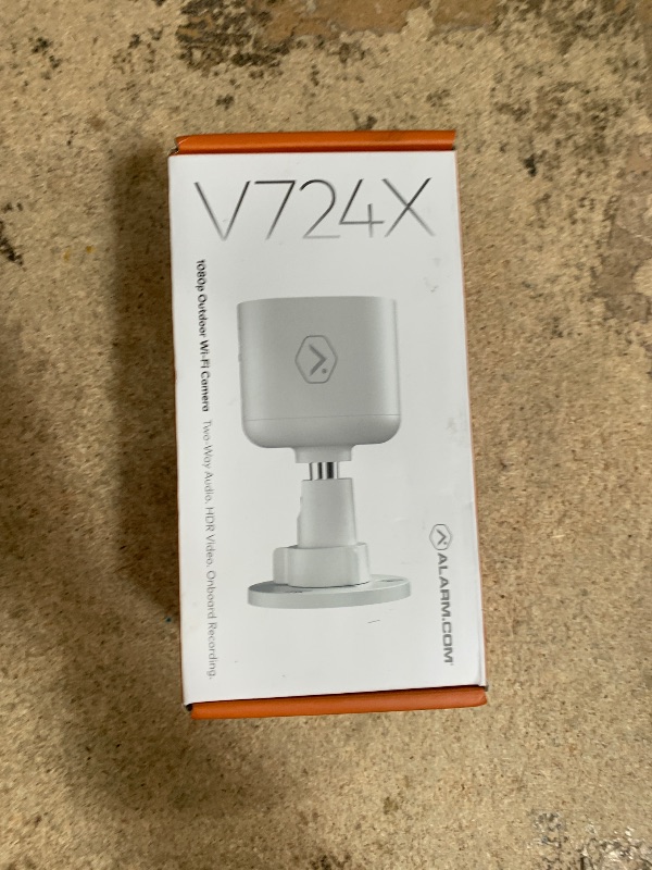 Photo 1 of Alarm.com ADC-V724X Outdoor Wi-Fi Camera, HDR, 2-Way Audio, 1080p Resolution, 117-degree FOV, Video Analytics, IR Night Vision WiFi, MicroSD Card Slot, 12VDC, IP66 Ingress Protection, 1/3" 2MP CMOS