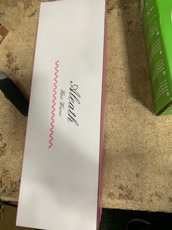 Photo 1 of 1.25 inch Three Barrel Curling Iron: Aleath Large 3 Barrel Hair Crimper with LCD Display - Dual Voltage Hair Waver Jumbo