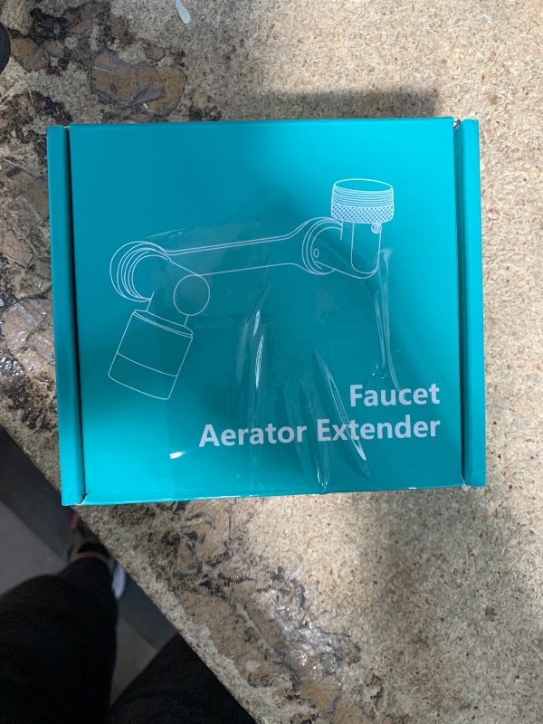 Photo 1 of 1080°Swivel Faucet Extender, Sink Water Faucet Aerator Extension in Brass, Swivel Robotic Arm Bathroom Faucet Extender, Kitchen Rotating Extension Filter with 2 Mode Splash