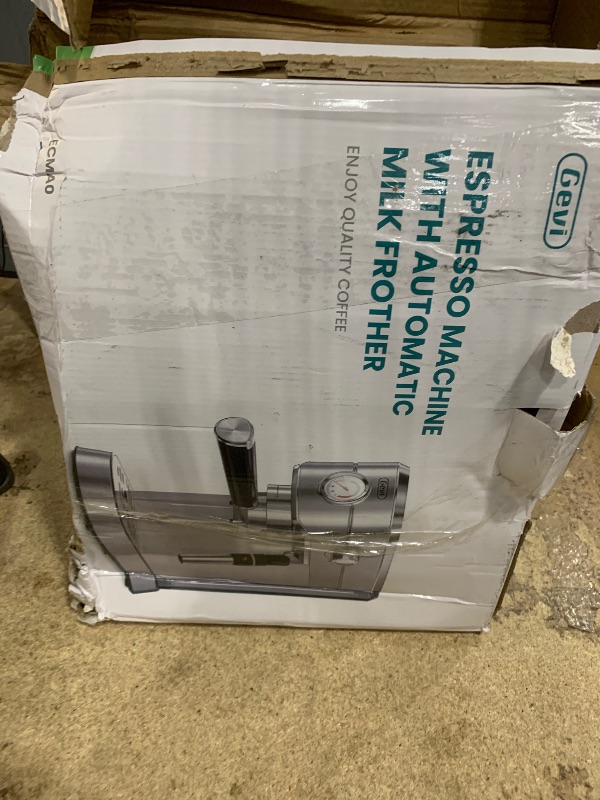 Photo 1 of ***SEE NOTES***   Gevi Espresso Expresso Machine 20 Bar with Auto Milk Frother, Professional Espresso Maker with Steam Wand, Compact Stainless Steel Cappuccino & Latte Machine, Gift for Coffee Lover, Home Baristas