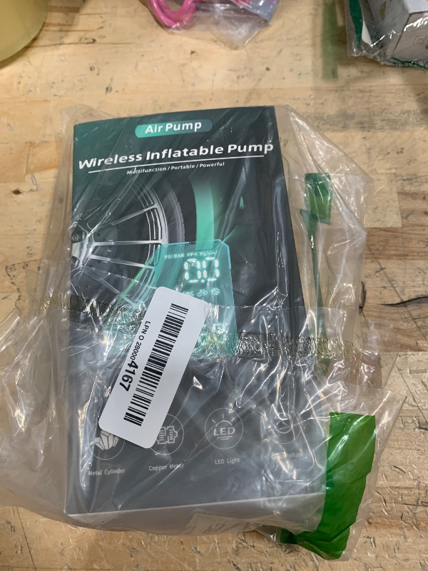 Photo 1 of *MISSING ACCESSORIES* Tire Inflator Portable Air Compressor, 150PSI Portable Air Pump for Car Tires, 2X Faster Inflation Air Compressor with Digital Pressure Gauge for Car, Bike, Motorcycle, Ball