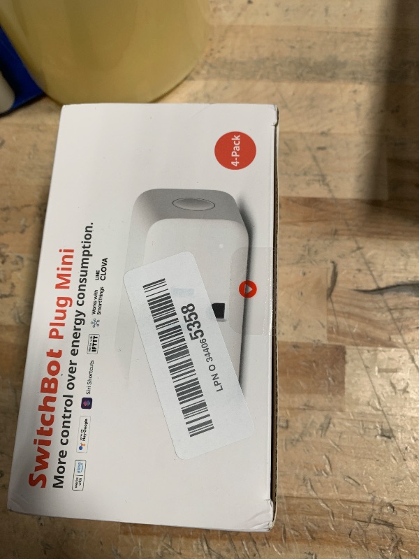 Photo 1 of ?2025 New? SwitchBot Smart Plug Mini 15A(4 Pack), Energy Monitor, Smart Home WiFi(2.4GHz) & Bluetooth Outlet, Compatible with Alexa & Google Home, APP Remote Control & Timer Function, No Hub Required