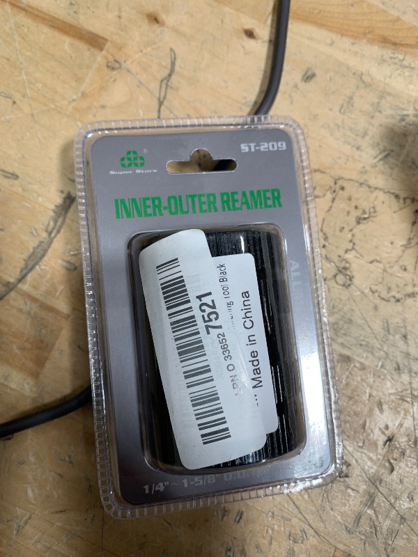 Photo 1 of PlumbingTools, Deburring Tool for Copper/PVC Pipe, Copper Pipe Cleaner, Pipe Reamer 1/4" to 1-5/8" Inner Outer Hard Tube Chamfering Tool Black