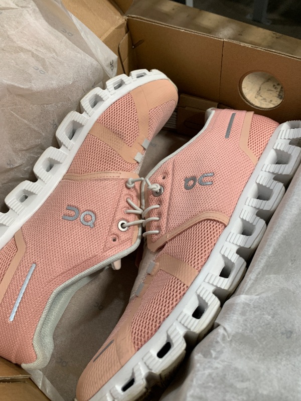 Photo 1 of On Women's Cloud 5 Sneakers, Rose | Shell, Pink, 9 Medium US
