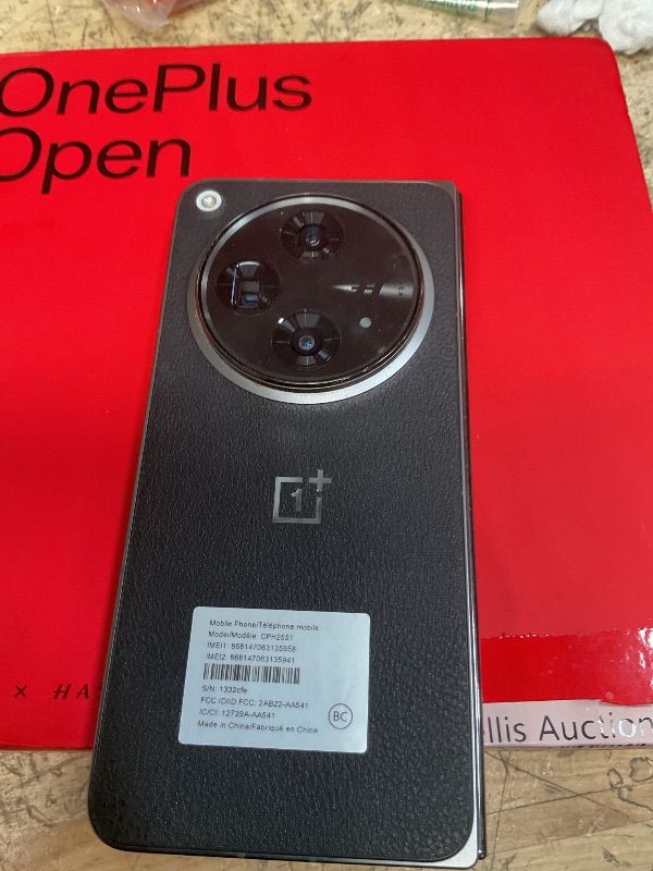 Photo 1 of ***PARTS ONLY***FINAL SALE**OnePlus Open, 16GB RAM+512GB, Dual-SIM, Voyager Black, US Factory Unlocked Android Smartphone, 4805 mAh Battery, 67W Fast Charging, Hasselblad Camera, 120Hz Fluid Display**PARTS ONLY-- FINAL SALE **