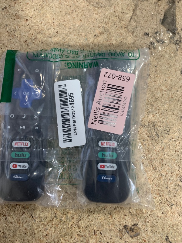 Photo 1 of (Pack of 2) Replacement-Remote-Control for Roku-TV,Compatible for TCL Roku/Hisense Roku/Onn Roku/Philips Roku Smart TVs(Not for Roku Stick and Box)