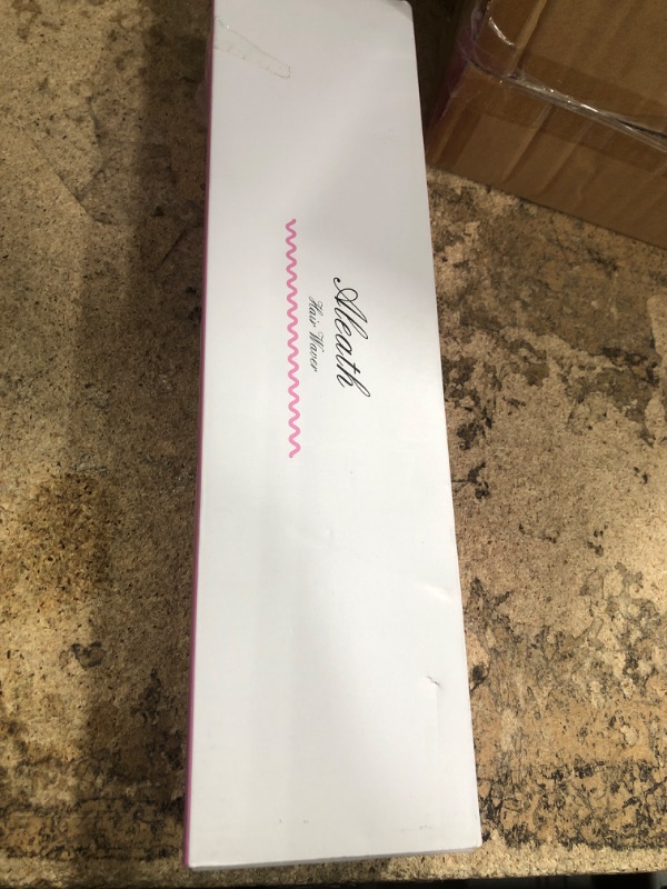 Photo 1 of 3 Barrel Curling Iron Hair Crimper: Aleath Dual Voltage Adjustable Temperature Three Barrels Hair Waver - Ceramic 1 inch Curler Wand