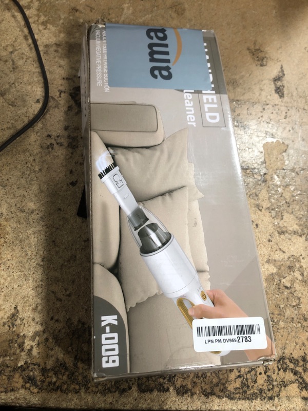 Photo 1 of Handheld Vacuum Cleaner, 2IN1 Mini Cordless Vacuum Cleaner, USB Rechargeable Car Vacuum Portable, Quickly Dust Removal, Small Vacuum for Hardwood Floor, Carpets, Pet Hair, Car, Office & Home Cleaning
