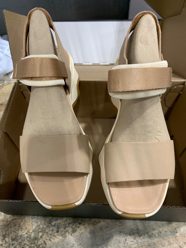 Photo 1 of Sorel Women's Kinetic Impact Y Strap High Sandal, Honest Beige/Honey White, 8
