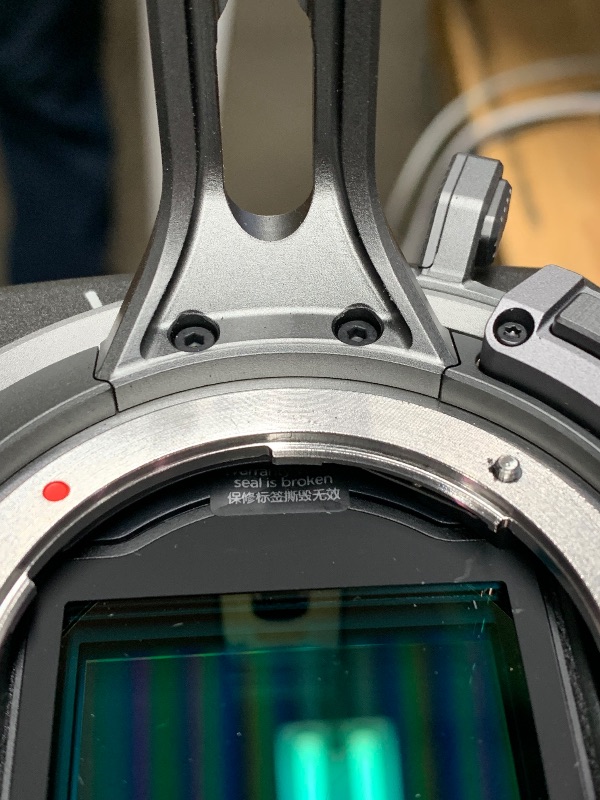 Photo 1 of *SENSOR IS SCRATCHED* DJI Zenmuse X6K Gimbal Camera, Full-Frame 8K/60fps & 4K/120fps, 800/4000 Dual-Native ISO, Built-in 9-Stop Physical ND Filters, DL/E/L/PL/M Interchangeable Lens Mount, Autofocus on Manual Lenses