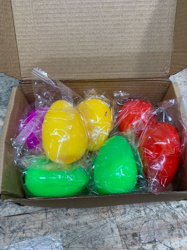 Photo 1 of 6 Pack Easter Basket Stuffers for Kids , Easter Bunny Squishy Stress Balls, Flour-Made Easter Toys for Stress Relief, 6 Colors, Easter Gifts & Decor(Egg Shape)