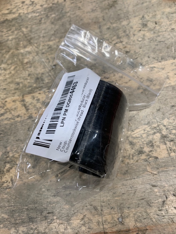 Photo 1 of 1 7/8in to 1 1/4in Vacuum Hose Reducer Coupler Accessory - 2CCWReducer - Counterclockwise thread - Black (Black)