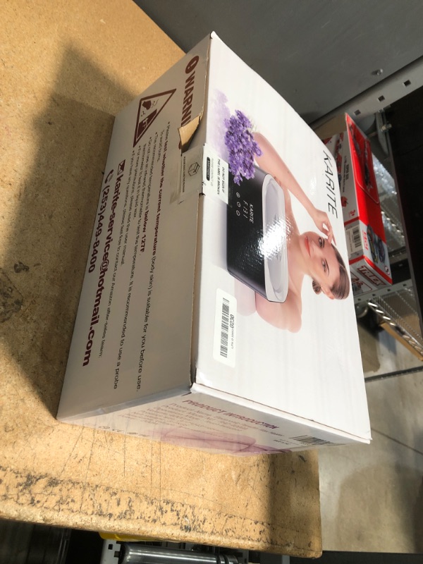 Photo 1 of **** SEE NOTES **** Paraffin Wax Machine for Hand and Feet - Karite Paraffin Wax Bath 4000ml Paraffin Wax Warmer Moisturizing Kit Auto-time and Keep Warm Paraffin Hand Wax Machine

