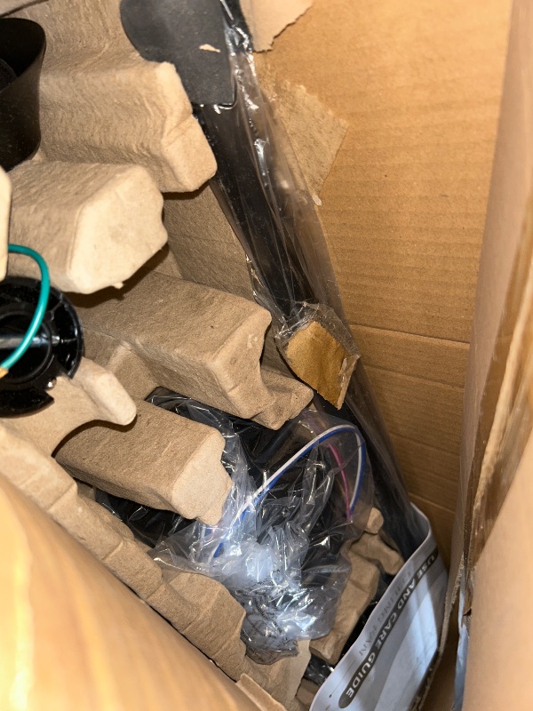 Photo 1 of (item sold for parts only) Modern 42 Inch Ceiling Fans with Lights and Remote, Bedroom Living Room Office, Flush Mount, 18W 3CCT Dimmable