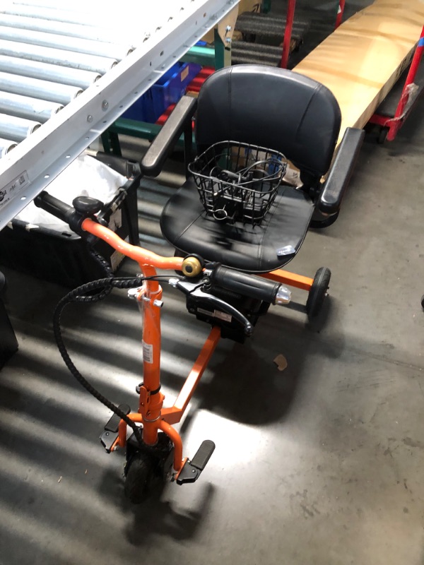 Photo 1 of ***MISSING KEY***

VEVOR 3-Wheel Mobility Scooter for Seniors & Adults, Folding Electric Powered Mobility Scooter with 12 Mile Long Range, All Terrain Portable Travel Wheelchair with 48V Lithium-ion Battery