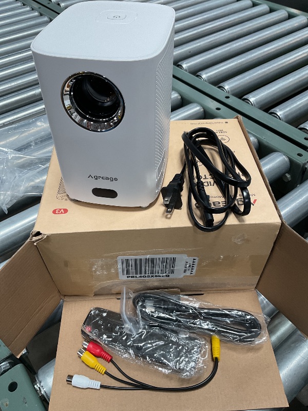 Photo 1 of [Electric Focus]Projector with WiFi and Bluetooth, Native 1080P 15,000 Lumens 4K Supported, Agreago Outdoor Movie Projector for Home Theater UP to 300", for iOS/Android/Laptop/TV Stick/HDMI/USB