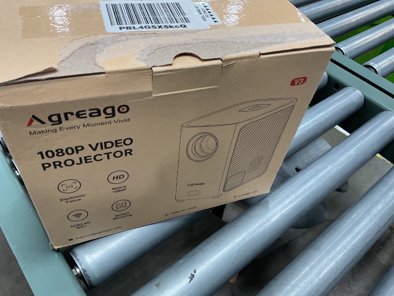 Photo 1 of [Electric Focus]Projector with WiFi and Bluetooth, Native 1080P 15,000 Lumens 4K Supported, Agreago Outdoor Movie Projector for Home Theater UP to 300", for iOS/Android/Laptop/TV Stick/HDMI/USB
