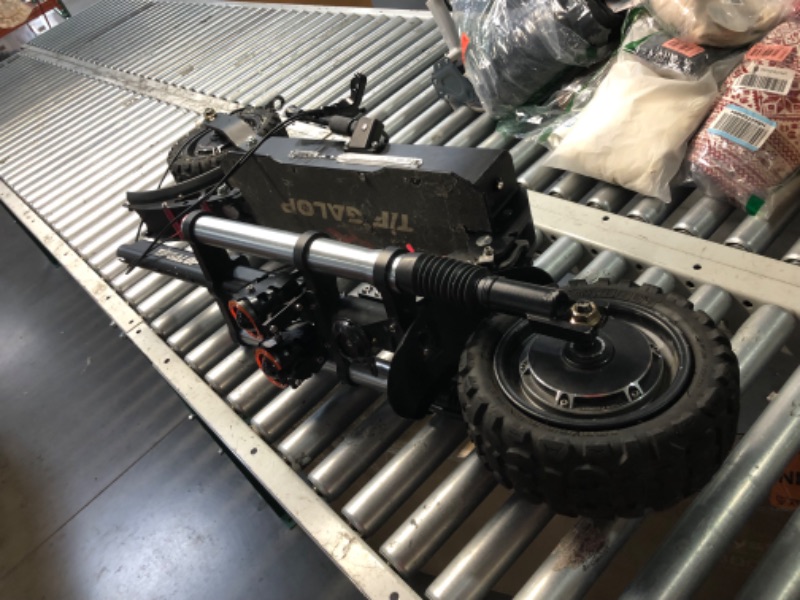 Photo 1 of ***SEE NOTES***
Electric Kick Scooter High Power Dual Drive 5600W Motor Top Speed 70KM/H, 60V27AH Lithium Battery Long Range 60-70KM, 11" Vacuum Off-Road Tire, Adult Electric Scooter with Foldable Seat Removable