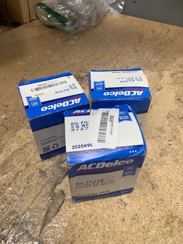 Photo 1 of ACDelco Oil Filter - PF64 x 3 units