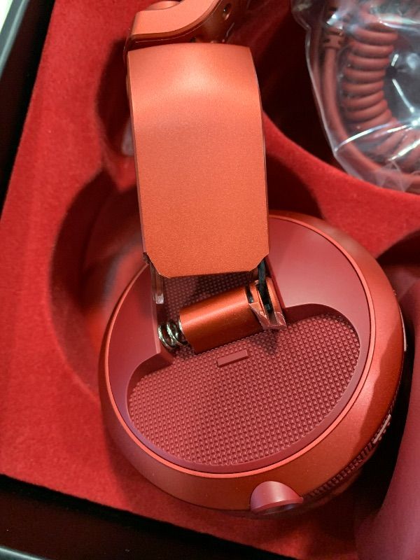 Photo 1 of PIONEER DJ BLUETOOTH HEADPHONES RED