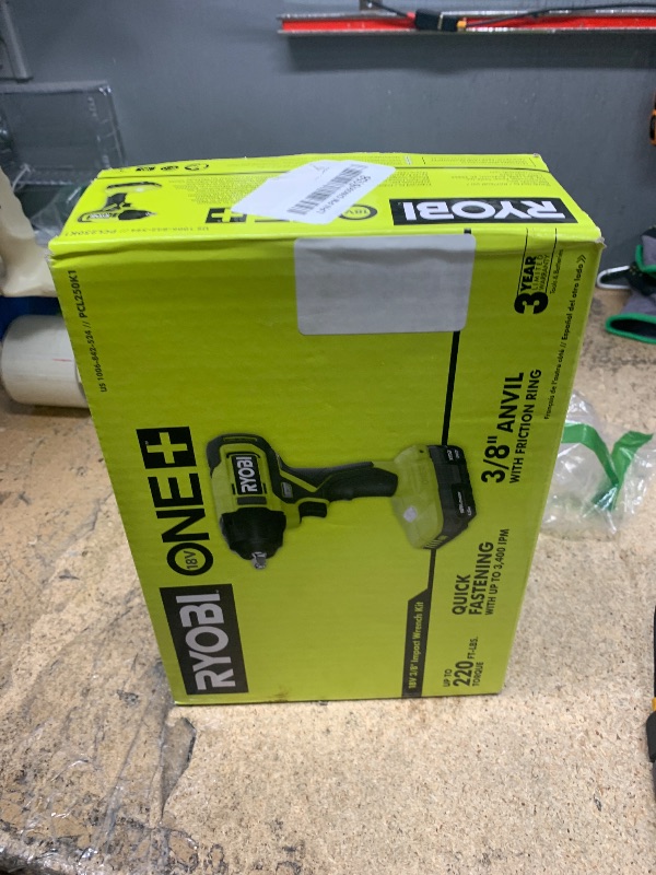 Photo 1 of RYOBI ONE+ 18V Cordless 3/8 in. Impact Wrench (Tool Only)