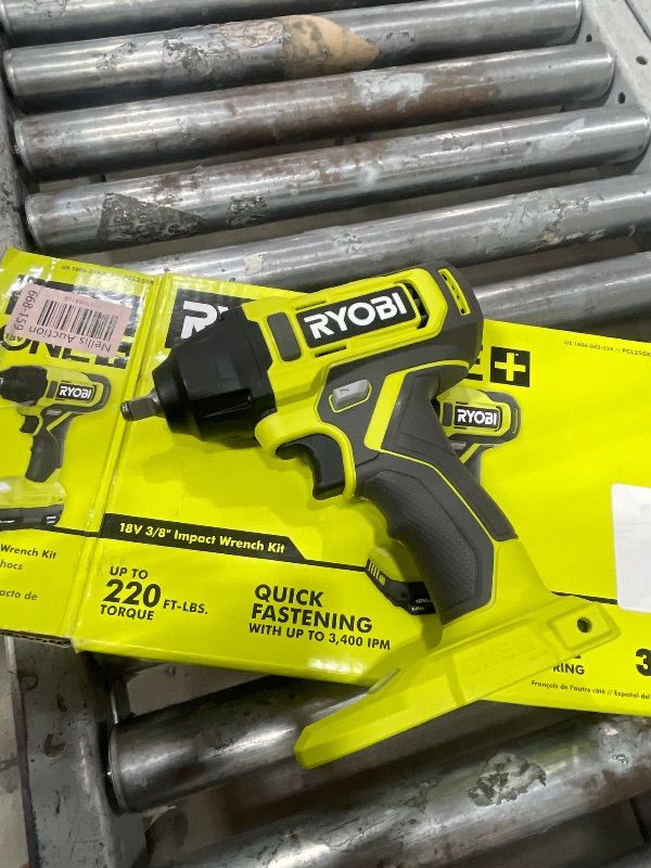 Photo 1 of RYOBI ONE+ 18V Cordless 3/8 in. Impact Wrench (Tool Only)