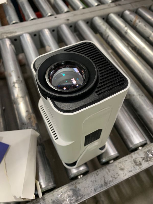 Photo 1 of Mini Projector with WiFi and Bluetooth, 180°Rotatable Portable Projector, 1080P 2.4G/5G WiFi6, Short Throw Smart Projector with Android TV 11.0, Auto Keystone, 150" Screen Theater Projector, Iron Gray