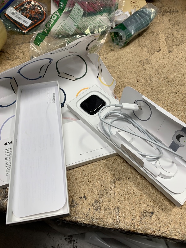 Photo 1 of Apple Watch SE (2nd Gen) [GPS + Cellular 40mm] Smartwatch with Midnight Aluminum Case with Midnight Sport Band S/M. Fitness and Sleep Trackers, Crash Detection, Heart Rate Monitor, Retina Display