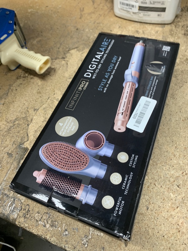 Photo 1 of (sold for parts only) INFINITIPRO by CONAIR DigitalAIRE Multi Hair Styler, Air Styling System for Curls, Waves, Blowouts & Volume