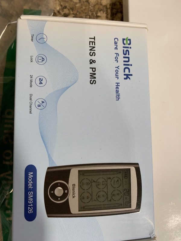 Photo 1 of 24 Modes TENS Unit, Muscle Stimulator for Pain Relief Therapy, Dual Channel Electronic Muscle Massager with 12 Pads, Dust-Proof Drawstring Storage Bag, Fastening Cable Ties
